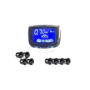 Sistema de sensores de estacionamiento de automóviles LCD seis sondas LCD radar de marcha atrás de voz ajuste de volumen radar inverso - Product Image 1