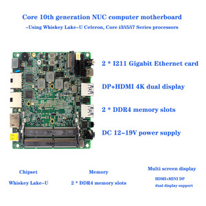 High Quality NUC Motherboard 8145U 8265U Dual Port Robot Industrial <strong>Control</strong> All-in-one Machine Mini Office <strong>Computer</strong> Mainboard - Product Image 2