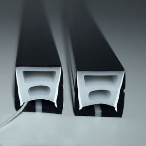 White Black Wall Ceiling 30x20mm Neon Cover Diffuser Silicon Profile <strong>Led</strong> for Double Low 15mm PCB <strong>Led</strong> Strip - Product Image 3