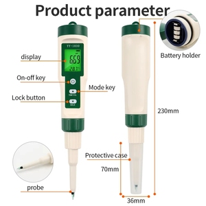 YY-1030 Digital Bluetooth Ph Meter Food Acidity Meter With Backlit <strong>Lcd</strong> <strong>Display</strong> and Atc for Meaty,Cheese,Dough - Product Image 4