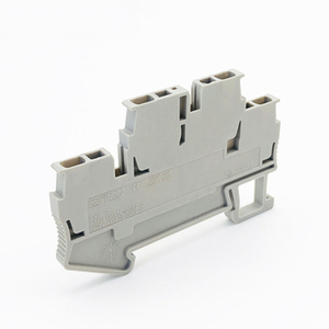 STTB-1.5 Upper and Lower <strong>Double</strong>-<strong>layer</strong> <strong>Terminal</strong> <strong>Blocks</strong>, Two in and Two Out <strong>Spring</strong> Self-locking In-line Rail <strong>Terminal</strong> <strong>Blocks</strong> - Product Image 5