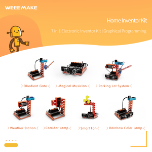 Design popolare per la casa inventore Kit di formazione versione costruire 7 progetto intelligente in casa AI intelligente inventore stelo robotica per i bambini - Product Image 4
