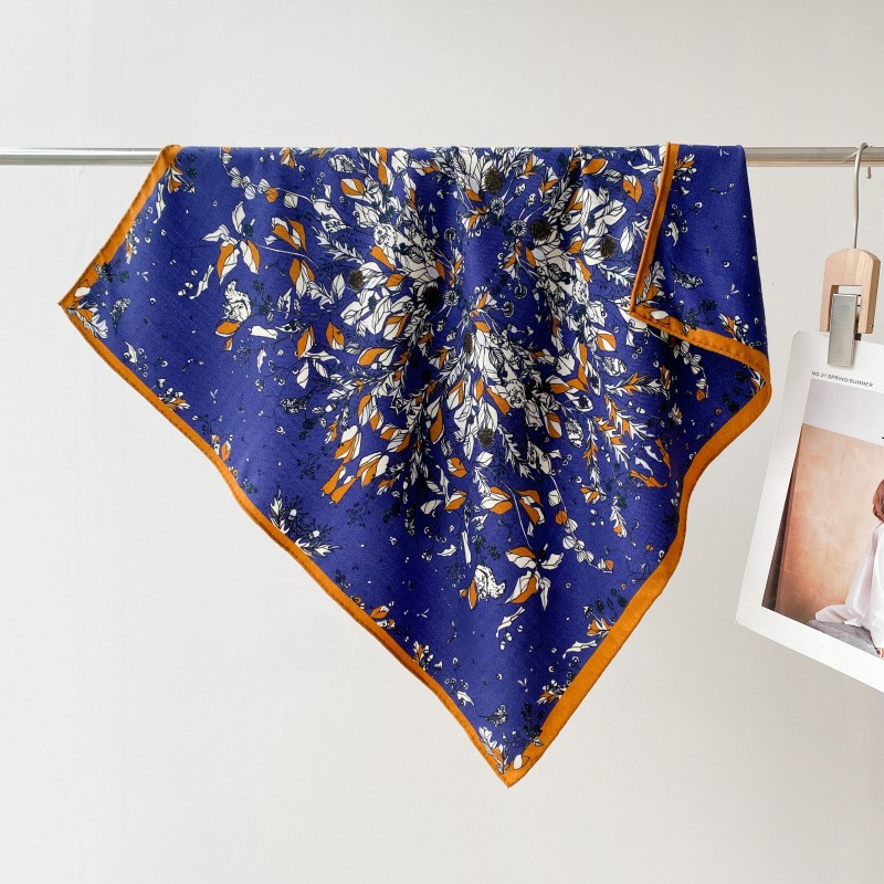 Ode aux fleurs-bleu marine-65cm