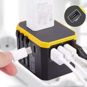 All in One Universal <strong>Multi</strong> <strong>Plug</strong> <strong>Adapter</strong> <strong>with</strong> AU US UK <strong>EU</strong> <strong>Plug</strong> <strong>With</strong> USB Port and Type-C <strong>Plug</strong> AC Power Charger <strong>Adapter</strong> - Product Image 3