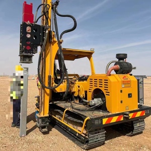 HXR536D-1 năng lượng mặt trời đống điều khiển ramming đấm Máy I chùm kênh pounder máy - Product Image 3