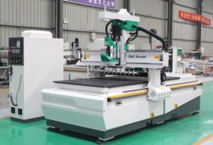 Máquina enrutadora CNC de anidamiento automático 1325 1530 9kw con servomotor Syntec y sistema de Control de estudio NC utilizado con superficie de mesa de vacío - Product Image 6