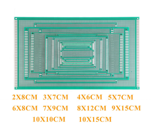 5PCS 6*8cm 6x8cm double side nguyên mẫu PCB Breadboard phổ bảng mạch in cho Arduino 1.6mm 2.54mm sợi thủy tinh - Product Image 6