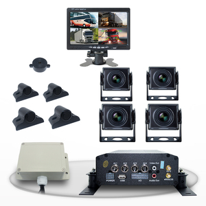 Monitor inverso lcd tft para autobús, cámara de visión trasera impermeable ip68, móvil, dvr, sistema de asistencia para punto ciego, 7 pulgadas - Product Image 1