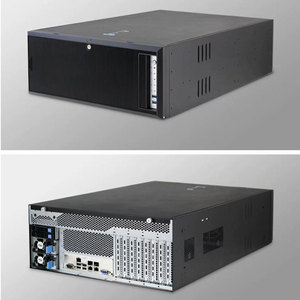 ミドルタワー4U 8*3.5 'HDDベイタワーコンピュータケースデスクトップ/ワークステーションサポートラックマウントと垂直設置 - Product Image 2