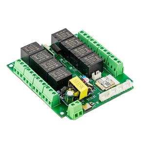 Tuya8チャンネルWiFi/Zigbeeリモートコントロールリレーサポート4ウェイ回路ステータスディスプレイ4温度および湿度入力制御 - Product Image 1