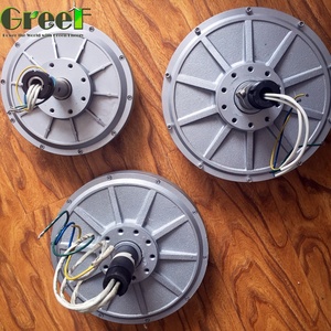 低转速轴向无芯盘式永磁发电机低启动扭矩外转子内转子1kw 3kw 5kw 10kw - Product Image 2
