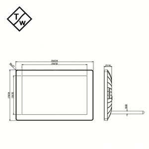 2024新款10.1英寸高清VGA输入DC 12v电容式触摸屏显示器液晶显示器 - Product Image 6