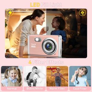 2.88 Inch Display Face Fetection Webcam Impact Resistant Mini Beauty <strong>Camera</strong> With Flash Lights - Product Image 3