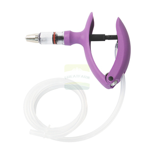 Catéter veterinario púrpura de fábrica Ajuste automático Jeringa continua Inyección de animales - Product Image 2