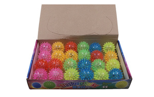 Modern Luxury PVC Pet <strong>Toy</strong> 5.5/6.5/7.5CM Flashing Bouncy Ball <strong>Squeeky</strong> Dog <strong>Toy</strong> Random Color Spike Simple Cartoon for Cats Dogs - Product Image 4