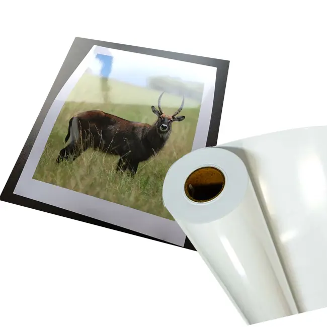 Gulungan kertas foto mengkilap RC 240g kertas cetak Digital Inkjet kertas foto Premium A3 A4 240g dari 35M