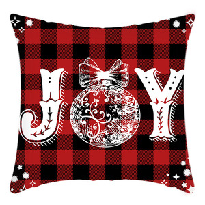 Tùy chỉnh in giáng sinh đệm bao gồm thả vận chuyển vuông Polyester sofa nhà gối trường hợp thả vận chuyển - Product Image 3
