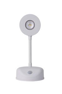 LEDナイトライトランプ,回転可能USB充電ワイヤレススポットライトモーションセンサー画像ウォールランプ