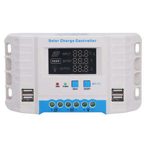 10A 20A 12V/24V LCD-Anzeige 4USB Port Solar panel Ladegerät Spannungs regler Solar laderegler - Product Image 1