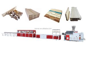 <strong>Used</strong> Second Hand Plastic Wpc Pvc Twin Screw 65 Profile Sheets Production Line Making <strong>Extruder</strong> <strong>Machine</strong> Price