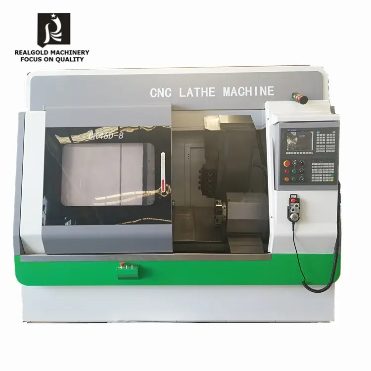 CK46D-8 CNC de bancada inclinada máquina para piezas complejas