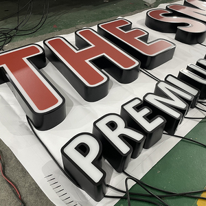 Custom 3D Light-Up Logo in acrilico segno Display a LED trasformatore di potenza per la casa ufficio affari negozi all'aperto per edifici bar - Product Image 1