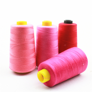100% 涤纶彩色缝纫线厂供应优质织造缝纫 - Product Image 5