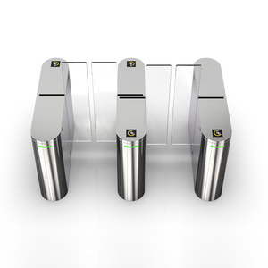 Barriera a sportelli di controllo di accesso intelligente automatica ad alta sicurezza a tutta altezza con 10 paia di sensori IR - Product Image 3