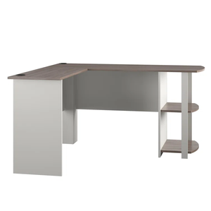 带储物架的l形电脑桌家庭工作空间多功能写字台 - Product Image 5