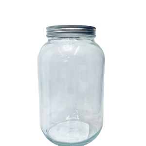 ขวดโหลแก้วและภาชนะแก้วขนาดใหญ่4L 1แกลลอนโถแก้วใส่อาหารดีไซน์ใหม่ - Product Image 6
