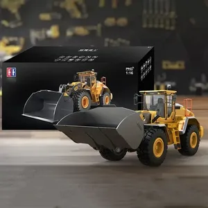 L260H DoubleE RC погрузчик 1/16 E592 Электрический погрузчик со световой звуковой системой для мальчиков Модель пульта дистанционного управления игрушечный грузовик - Product Image 3