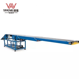 Cinta transportadora telescópica extensible usada para cargar contenedores de camiones, equipo de descarga - Product Image 5