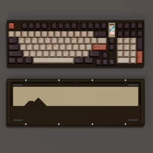 Tecla de teclado mecánico QK100 con pantalla LCD y bisel/insignia personalizable con toda la caja de aluminio CNC en varios colores - Product Image 1