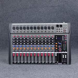 E/CT12 USB 48V Phantom Power DJ <strong>Controller</strong> 12 Channel Mixing Console Studio Audio Mixer for <strong>Computer</strong> Recording Sound <strong>Controller</strong> - Product Image 6