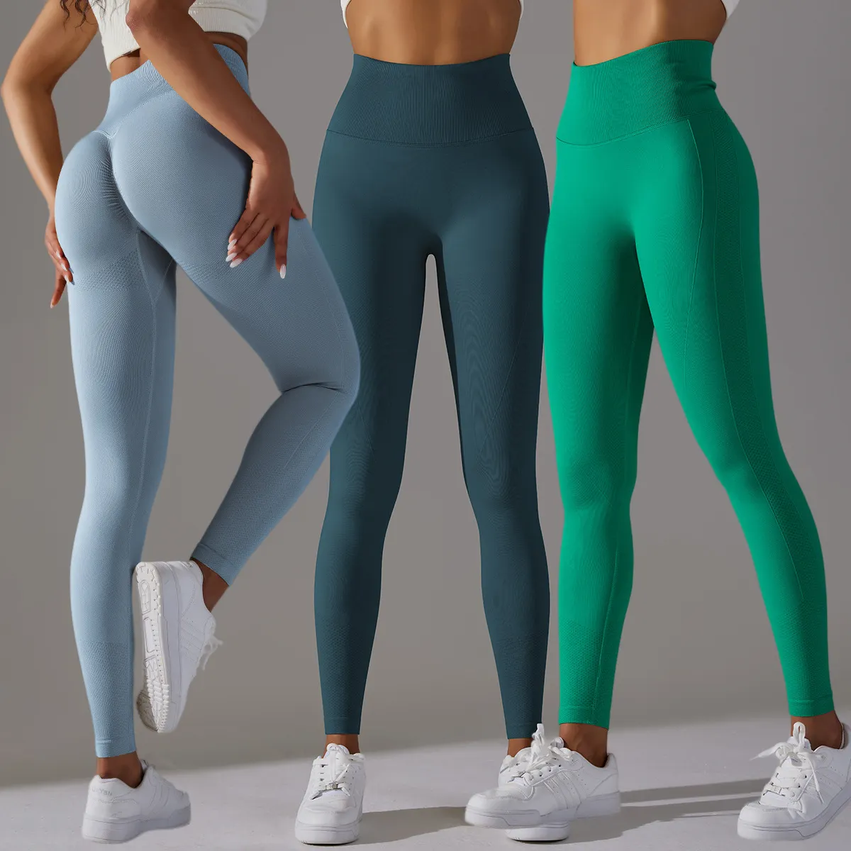 Abbigliamento sportivo abbigliamento sportivo personalizzato a vita alta per Yoga abbigliamento sportivo pantaloni da allenamento attivi Leggings Yoga Lifting