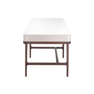 Escritorio de madera Simple minimalista italiano para estudio y oficina Escritorio de ordenador pintado a mano para sala de estar dormitorio Panel Estilo madera - Product Image 2