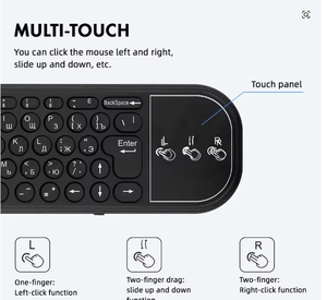2.4G BT5.0 çift mod hava fare IR öğrenme yeni gandroid TV kutusu Pro BT kablosuz ses uzaktan kumanda ile arkadan aydınlatmalı ışık için - Product Image 4