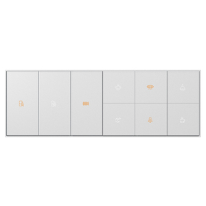 Yeni İngiltere standart anahtarı düğmesi elektrikli duvar ışık anahtarları 1-4 Gang duvar akıllı anahtar <span class=keywords><strong>KNX</strong></span> sistemi kontrol özelleştirilmiş toptan - Product Image 2