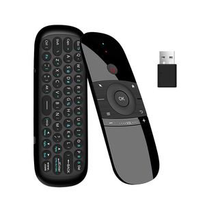 Custom OEM produzione W1 Air Mouse 2.4G tastiera senza fili e Mouse con giroscopio giochi di rilevamento telecomando per Android TV Box - Product Image 2