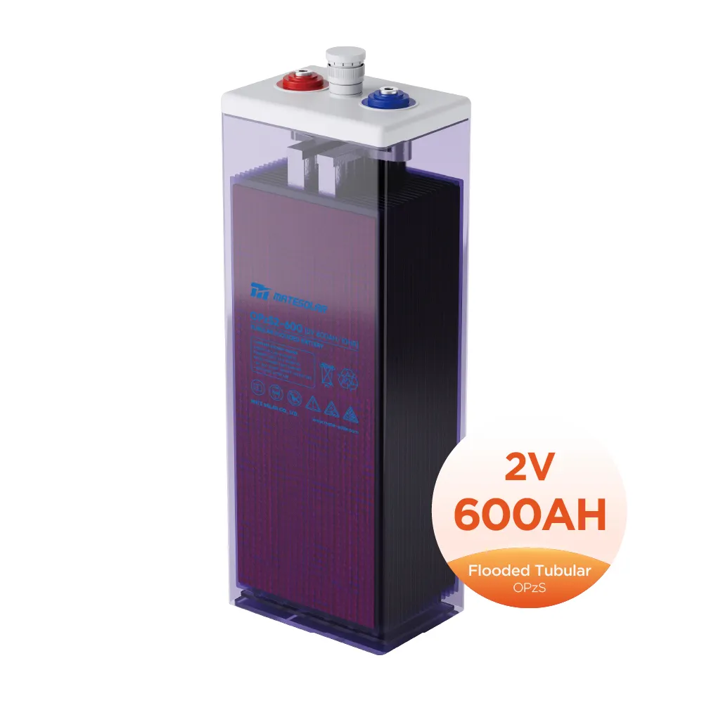 Mate Sealed Deep Cycle Opzs Batterie 2V 12V 600Ah Gel Blei Säure wiederauf ladbare Solarenergie Batterie