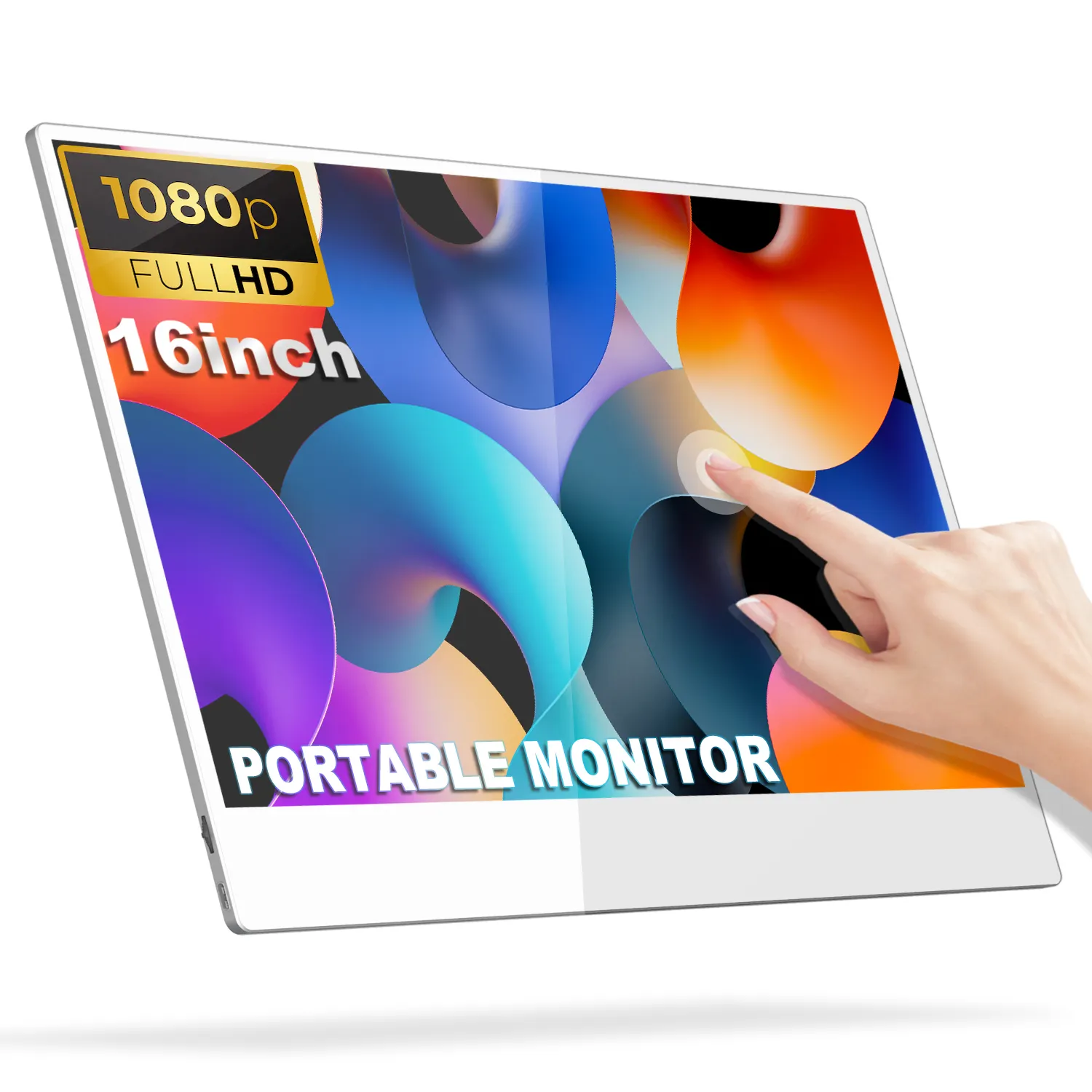 Fino Slim 16 polegada FHD Portátil Touchscreen PC Usb Monitor Oferece um Compact Lightweight Tela Portabilidade LCD para Laptop