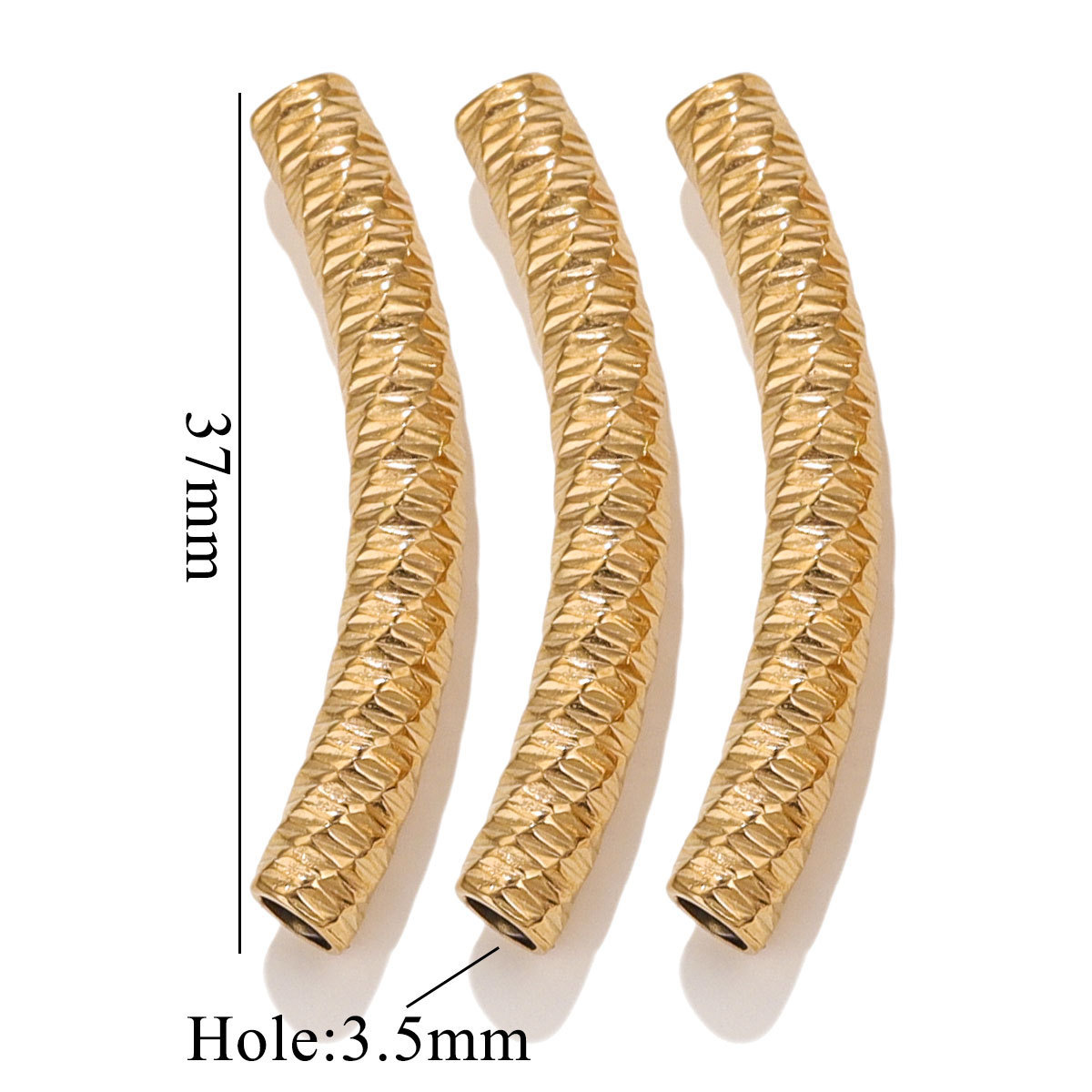 Trou J 3,5 mm * 37 mm-Or