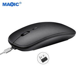 Mouse Wireless ricaricabile ottico 2.4ghz Software Hardware per Computer - Product Image 4