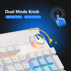 Blue Axis Wired Mechanical <strong>Keyboard</strong> Game Custom Macro Programming Multimedia Keys <strong>Computer</strong> Desktop Mechanical <strong>Keyboard</strong> - Product Image 5