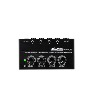 Mini HIFI Headphone Amplifier <strong>4</strong>-Channel 8-Channel One <strong>Input</strong> Eight <strong>Outputs</strong> Signal Splitter Plastic Mini HiFi One <strong>Input</strong> Eight