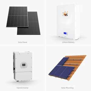 Generador de batería inteligente de 10kw y 15kw para sistema de energía solar de montaje en techo PWM para el hogar con remolque solar y controlador solar - Product Image 3