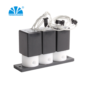 Yongchuang YCFP51 Series Chemical Resistant Miniature <strong>Isolation</strong> Ptfe Manifold Solenoid <strong>Valve</strong> For Acid And Alkali