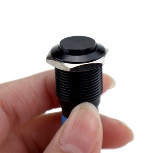 Macchina arcade 3 pin interruttore di arresto avvio autobloccante resistente alle intemperie pulsante momentaneo alto 16mm