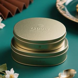 定制空圆筒金属锡罐茶抹茶粉包装咖啡豆锡罐带螺旋盖 - Product Image 3