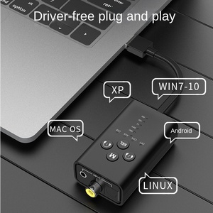 高通QCC 24位BT5.2音频发射器LL高清自适应USB 3.5毫米辅助光纤同轴无线适配器 - Product Image 4